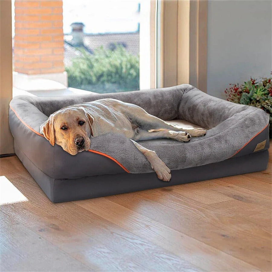 Coussin Orthopédique pour chien OrthoCloud™ à Mémoire de Forme – Dehoussable | L à 3XL