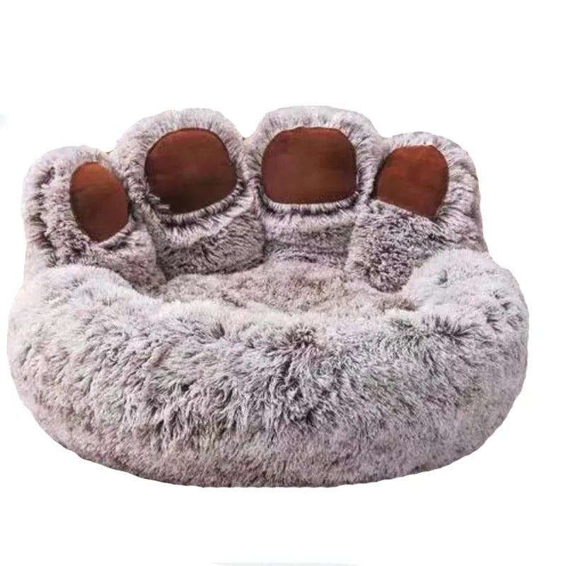 Coussin pour Chien Antidérapant en Forme de Patte – Rond, Doux et Imperméable - Noble Truffe