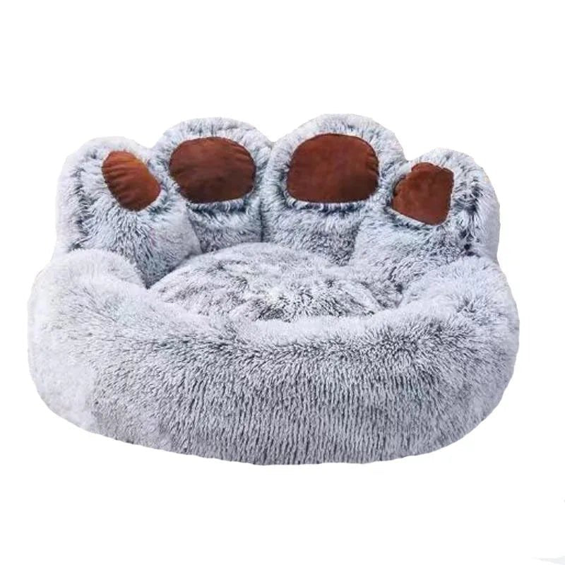 Coussin pour Chien Antidérapant en Forme de Patte – Rond, Doux et Imperméable - Noble Truffe