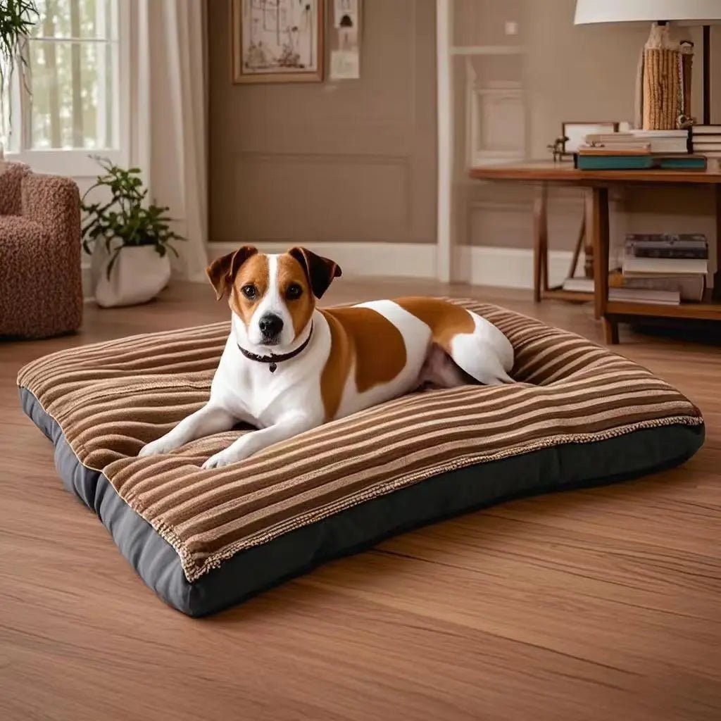 Coussin pour Chien Douillet – Velours Côtelé | XL à XXXL - Noble Truffe