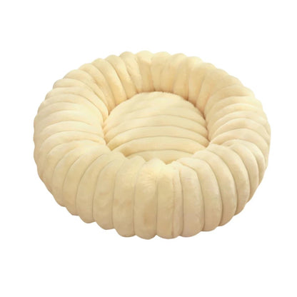 Coussin pour Chien Rond Moelleux – Effet Cocon avec Rebord Surélevé - Noble Truffe