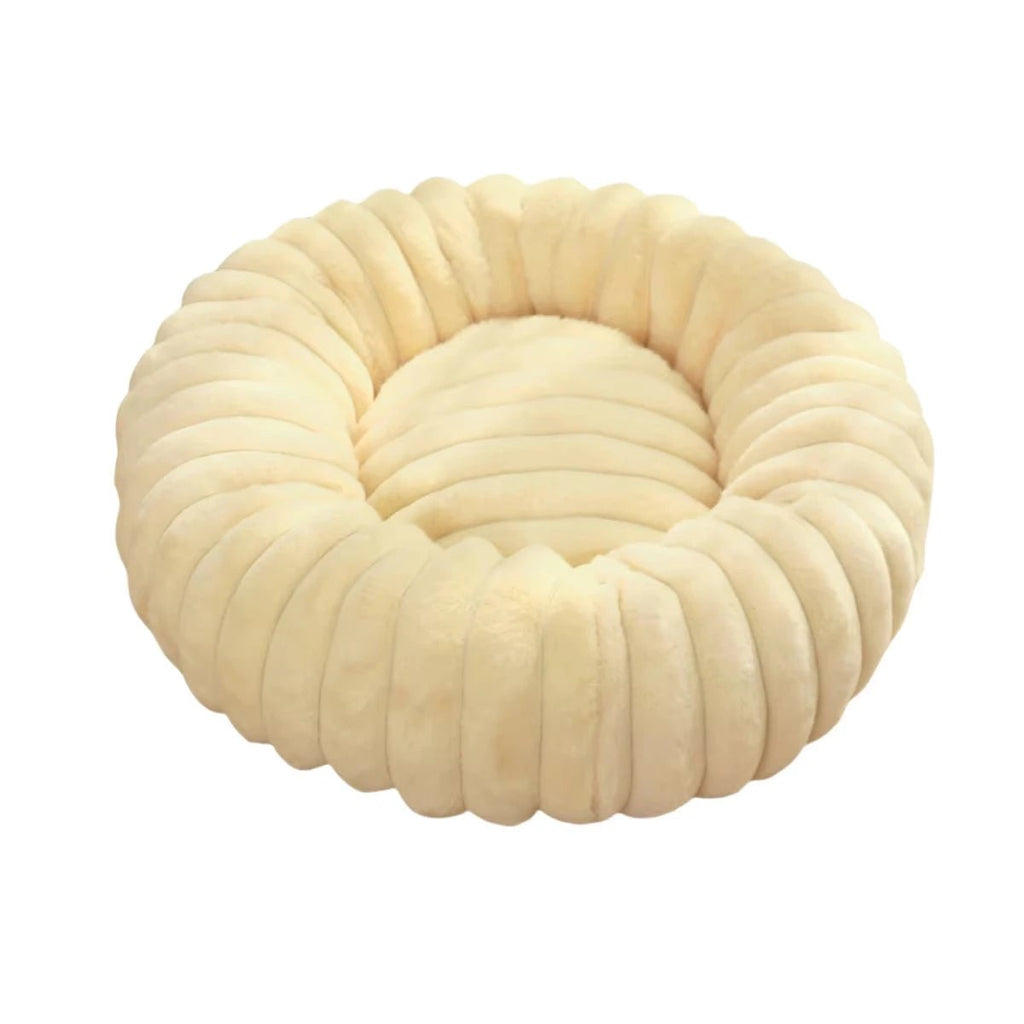 Coussin pour Chien Rond Moelleux – Effet Cocon avec Rebord Surélevé - Noble Truffe