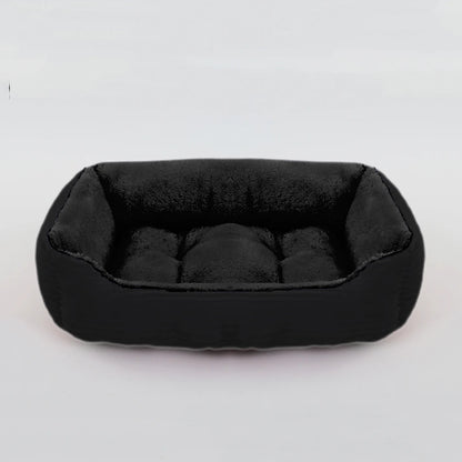 coussin chien velours noir classique pour chien