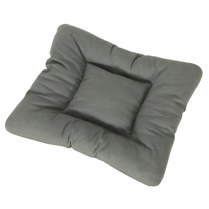 Coussin gris lavable pour tipi chien – rembourrage coton PP doux
