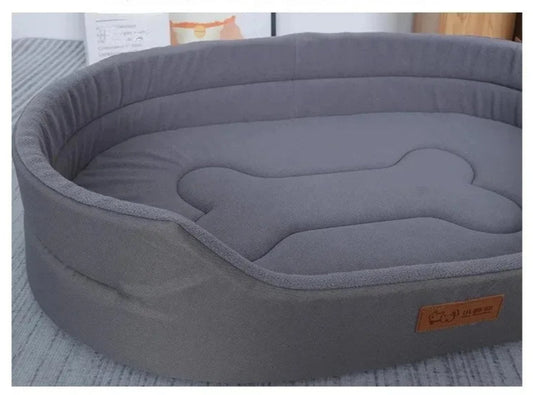 Coussin pour chien imperméable gris – tissu Oxford 600D respirant