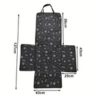 Waterproof and foldable car seat cover for dogs
