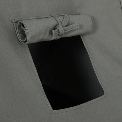 Fenêtre latérale enroulable de la tente pour chien – ventilation et confort
