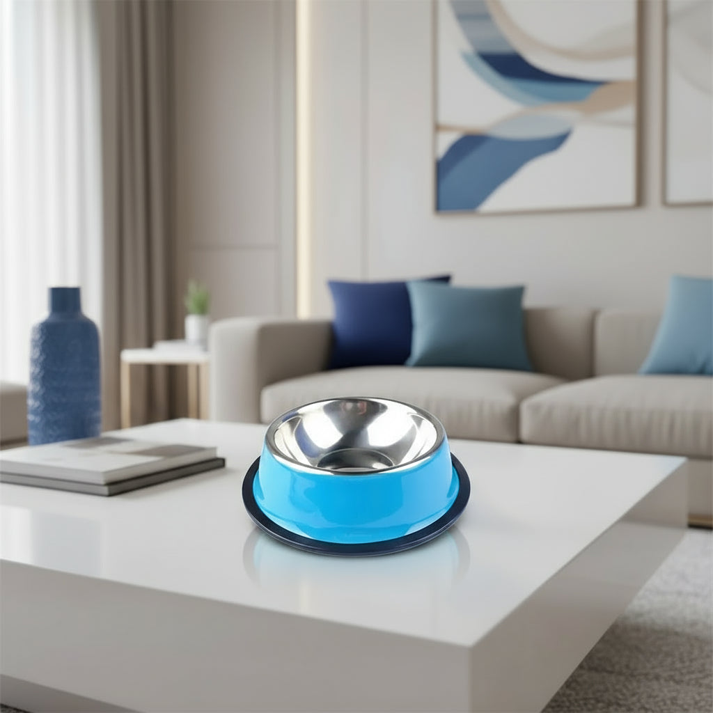 Gamelle bleu personnalisable en inox