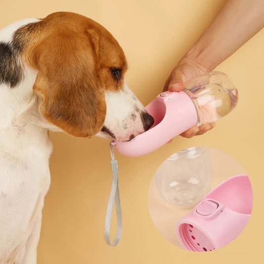 Gourde Portable pour Chien – Bol Intégré & Système Anti - Fuite - Noble Truffe