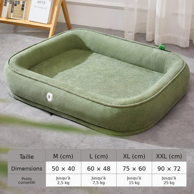 Panier chien moelleux avec rebords Nestora™