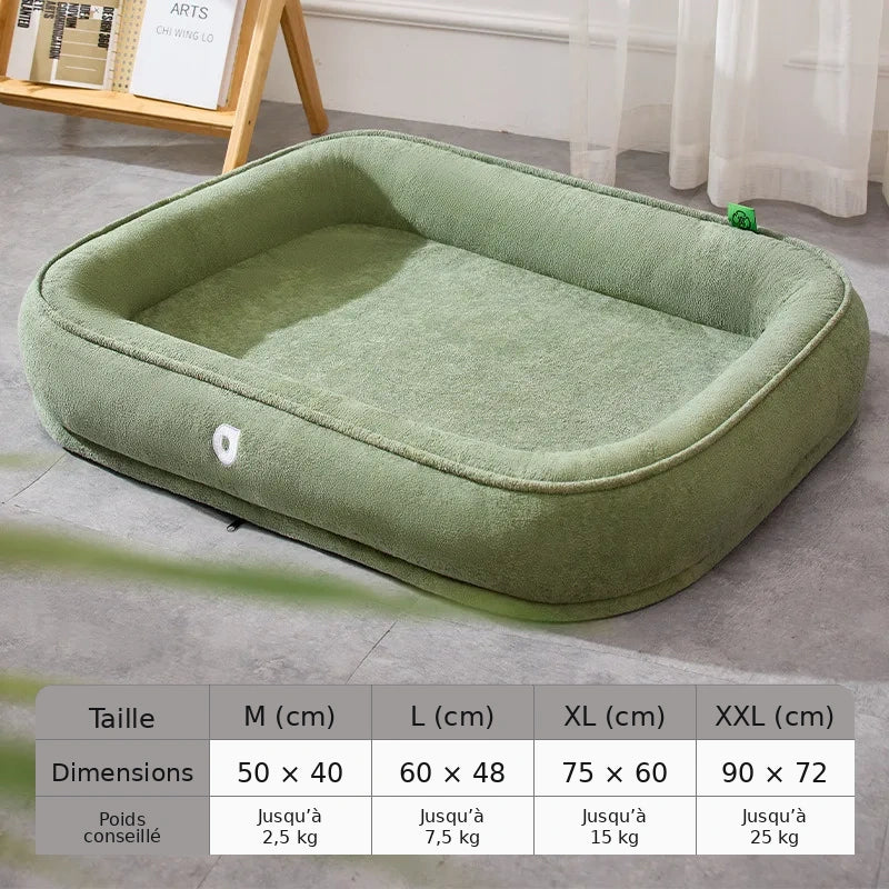 Guide des tailles du panier chien moelleux Nestora™
