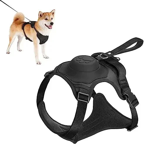 Harnais pour Chien avec Laisse Intégrée Rétractable – Anti - Choc & Ajustable - Noble Truffe