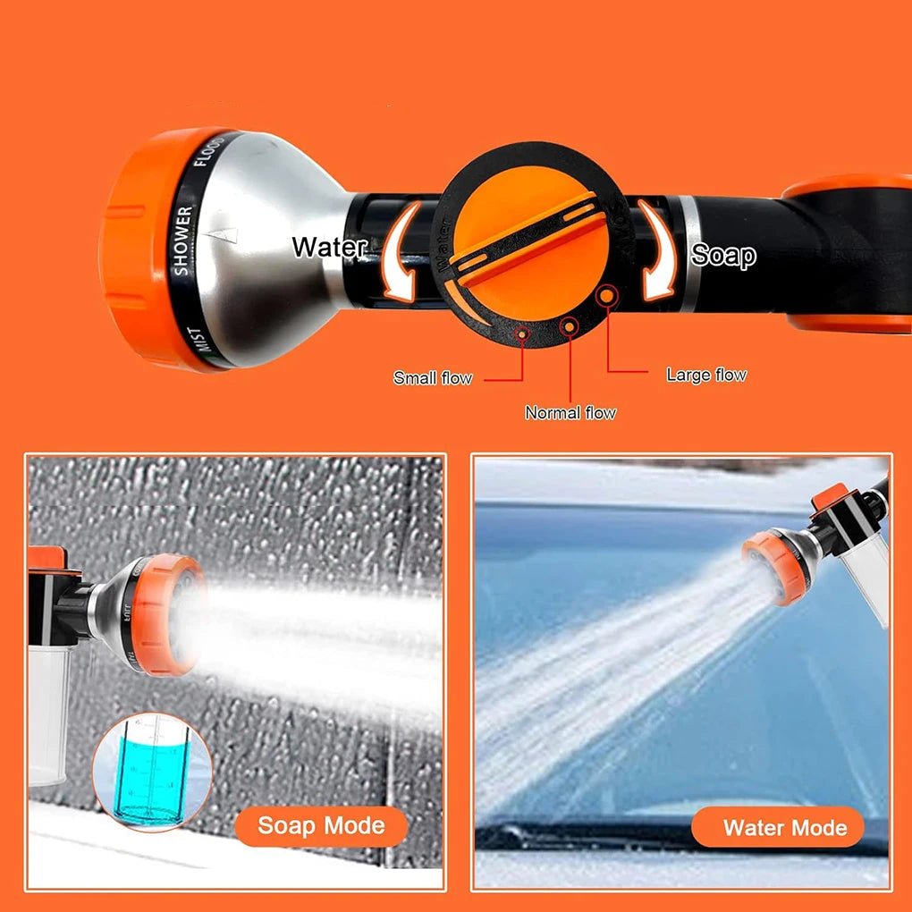 Jet d'eau pour chien Haute Pression & Réservoir à Savon | Tuyaux d'arrosage - Noble Truffe