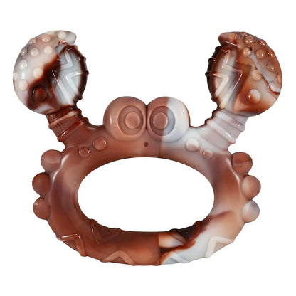 Jouet en nylon pour chien en forme de crabe, idéal pour dents et gencives