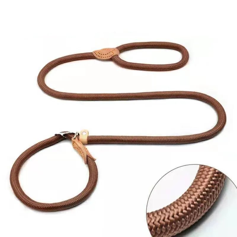 Laisse Lasso pour Chien - En Corde de Nylon, Coulissante et Ajustable - Noble Truffe