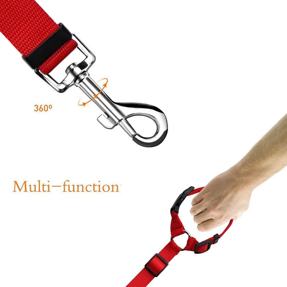 Laisse pour chien + Ceinture de Sécurité – Réglable & Réfléchissant - Noble Truffe