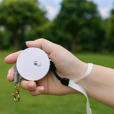Laisse chiot – Laisse rétractable automatique 2 mètres pour petits chiens