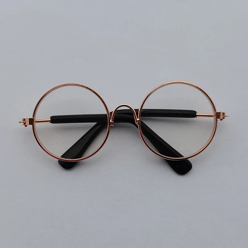 Lunettes Chien Rétro Rondes – Accessoire Photo & Cosplay Chien - Noble Truffe