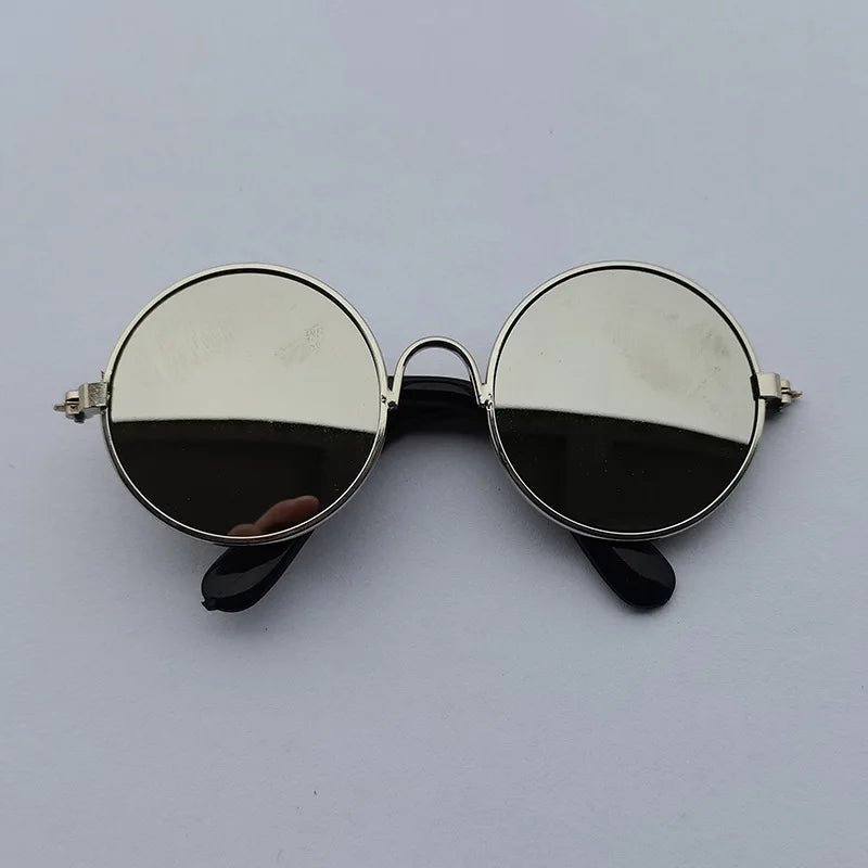 Lunettes Chien Rétro Rondes – Accessoire Photo & Cosplay Chien - Noble Truffe
