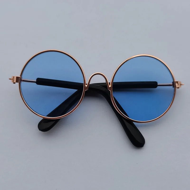 Lunettes Chien Rétro Rondes – Accessoire Photo & Cosplay Chien - Noble Truffe