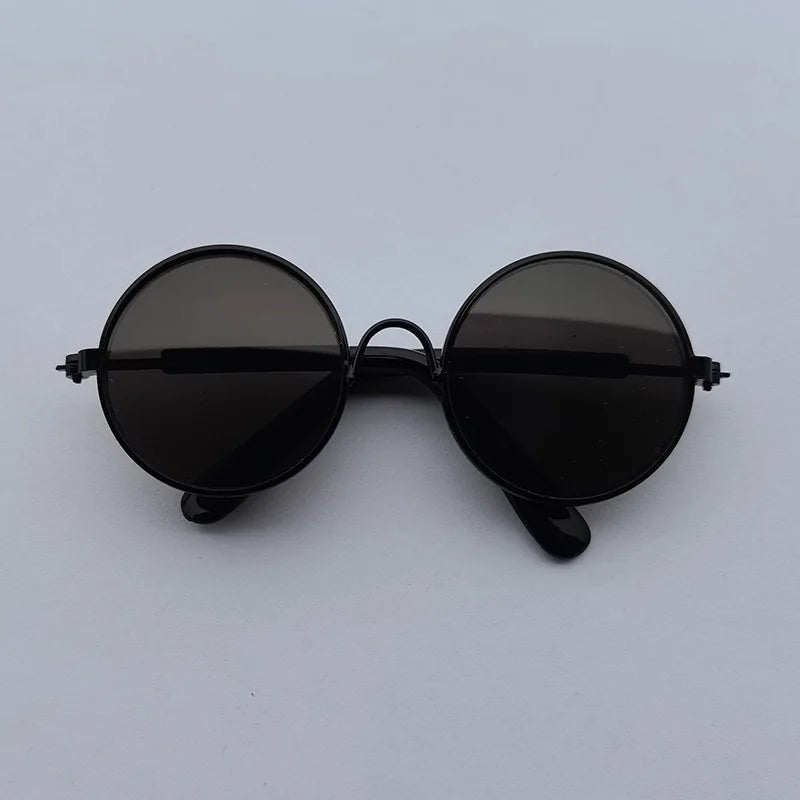 Lunettes Chien Rétro Rondes – Accessoire Photo & Cosplay Chien - Noble Truffe