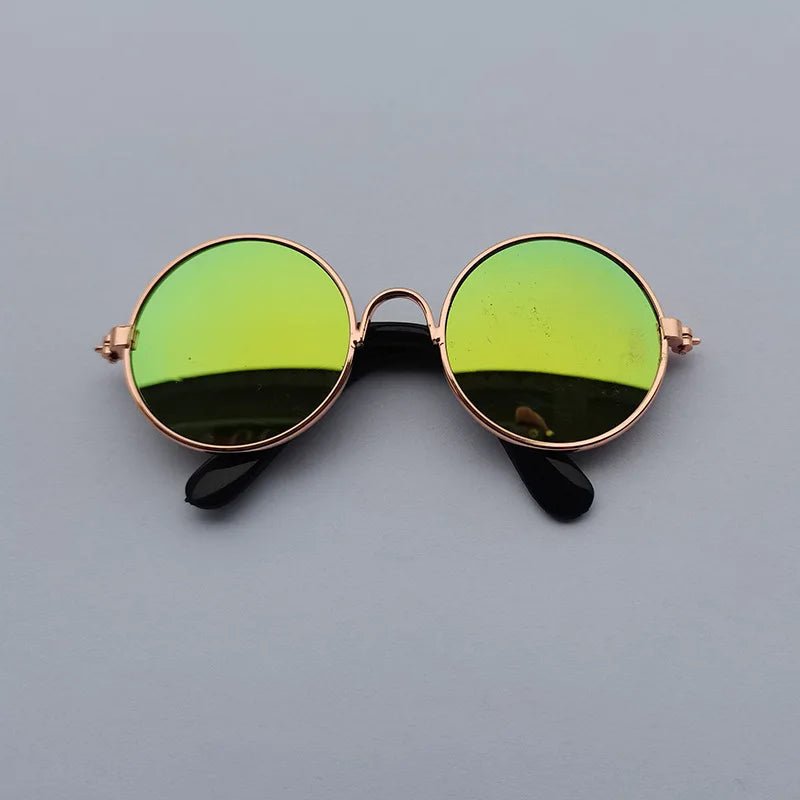 Lunettes Chien Rétro Rondes – Accessoire Photo & Cosplay Chien - Noble Truffe