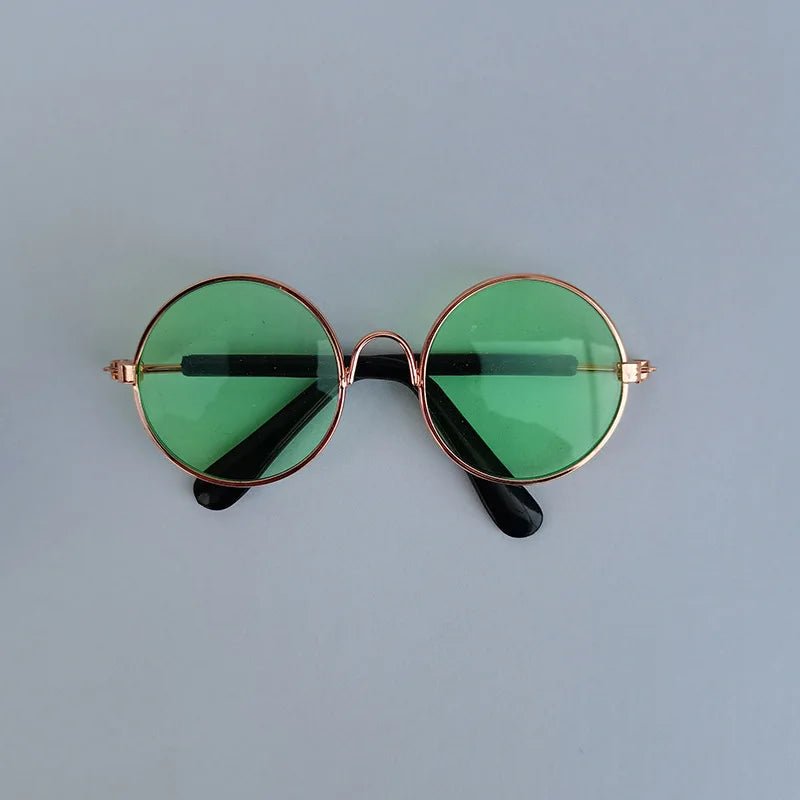 Lunettes Chien Rétro Rondes – Accessoire Photo & Cosplay Chien - Noble Truffe