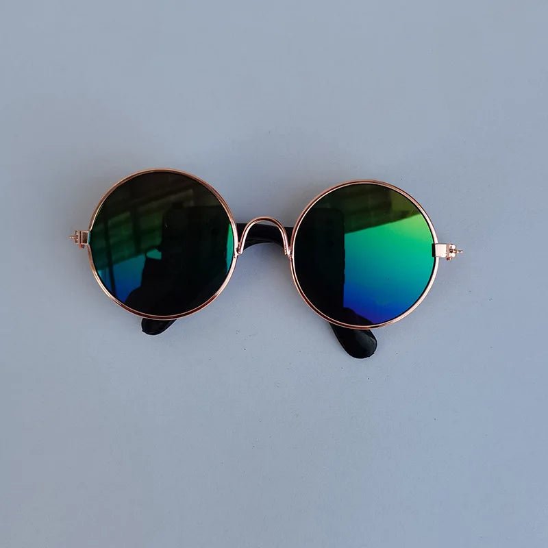 Lunettes Chien Rétro Rondes – Accessoire Photo & Cosplay Chien - Noble Truffe
