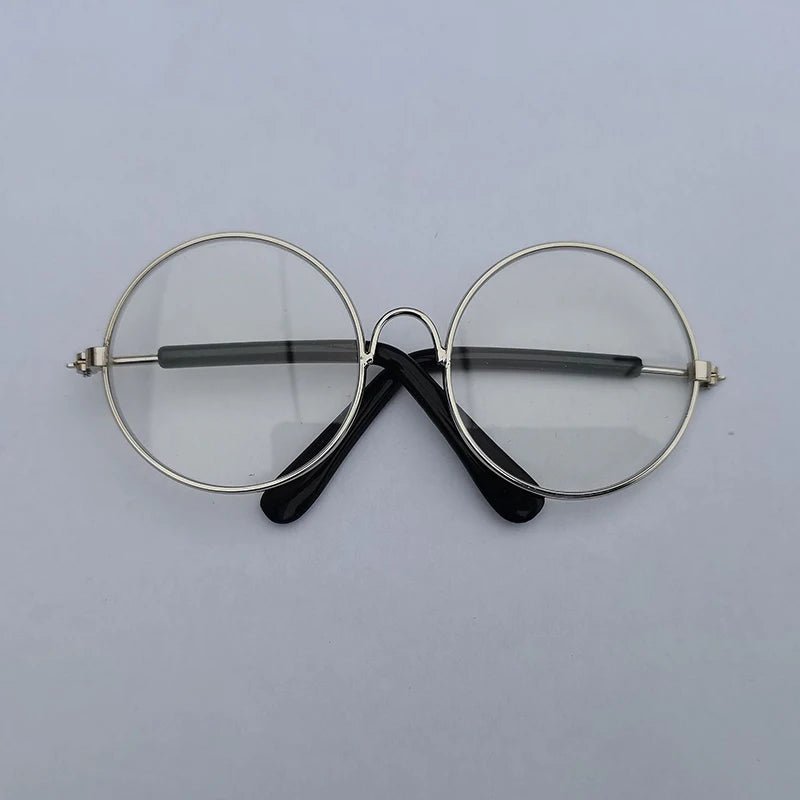 Lunettes Chien Rétro Rondes – Accessoire Photo & Cosplay Chien - Noble Truffe