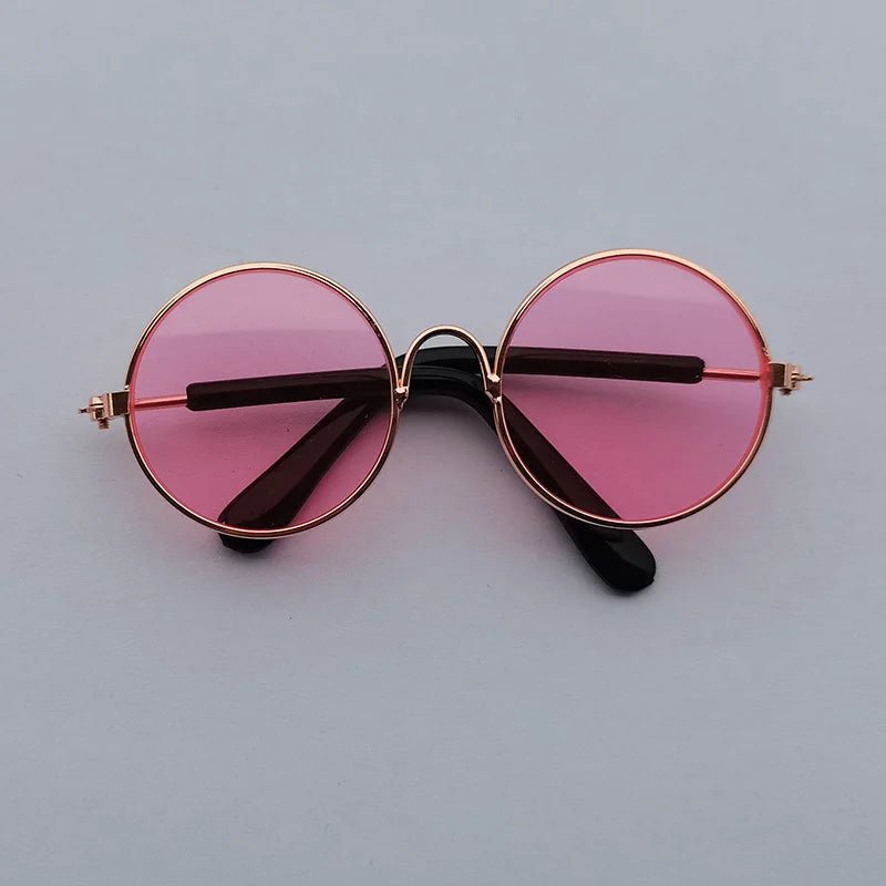 Lunettes Chien Rétro Rondes – Accessoire Photo & Cosplay Chien - Noble Truffe
