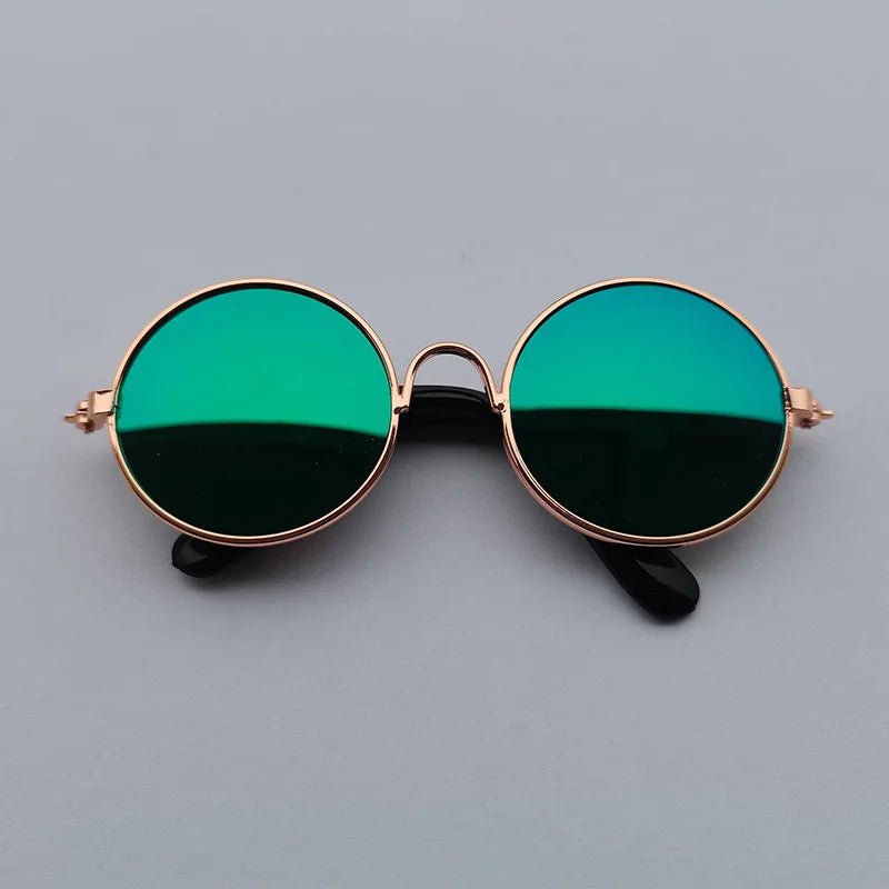 Lunettes Chien Rétro Rondes – Accessoire Photo & Cosplay Chien - Noble Truffe