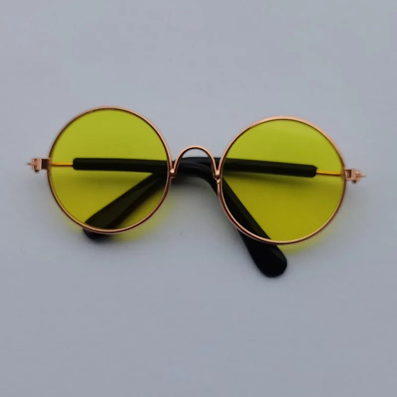 Lunettes Chien Rétro Rondes – Accessoire Photo & Cosplay Chien - Noble Truffe