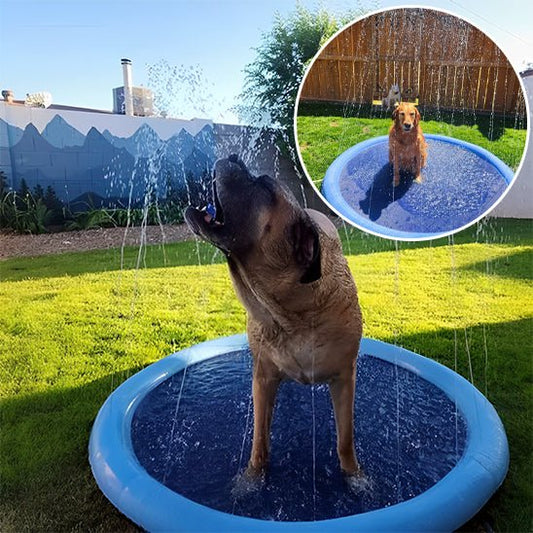 Piscine Arroseur pour Chien – Tapis Rafraîchissant Été 100 ou 150 cm - Noble Truffe