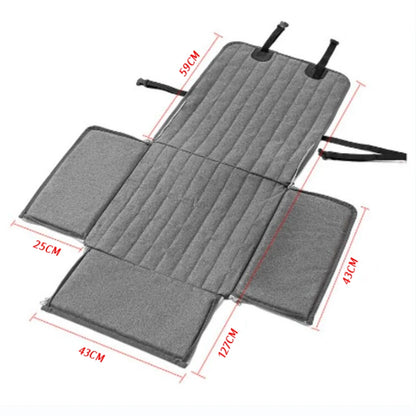 protection voiture pour chien noire pliable avec côtés rabattables