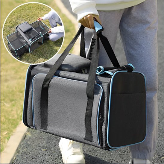 Sac à dos de transport pour chien < 5 kg – style sac de sport respirant et sécurisé - Noble Truffe