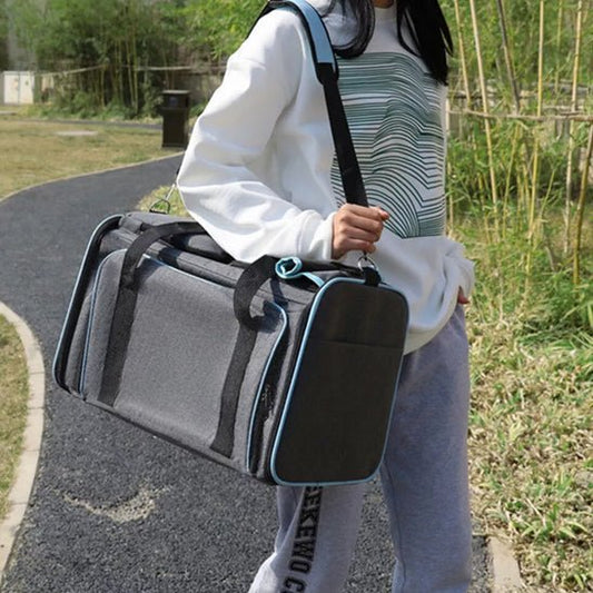 Sac à dos de transport pour chien < 5 kg – style sac de sport respirant et sécurisé - Noble Truffe