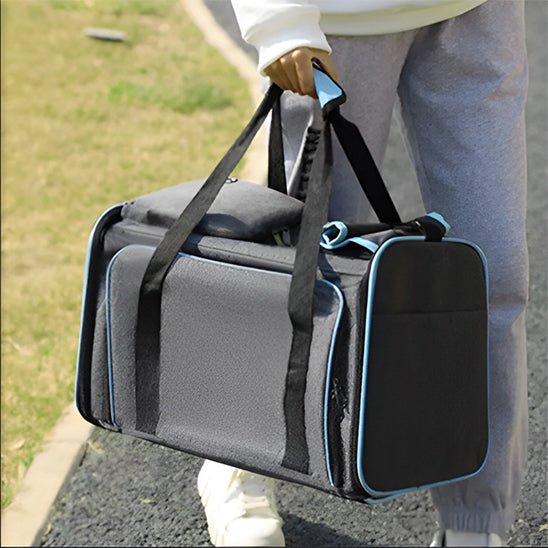 Sac à dos de transport pour chien < 5 kg – style sac de sport respirant et sécurisé - Noble Truffe