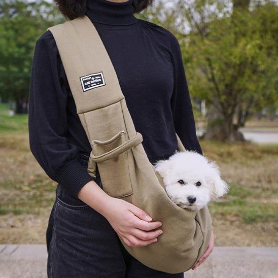 Sac Bandoulière pour Chien et Chiot – Transport Confortable < 7,5 kg - Noble Truffe