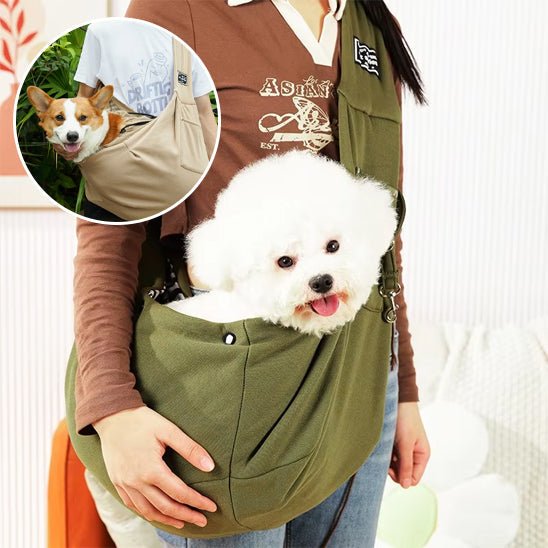 Sac Bandoulière pour Chien et Chiot – Transport Confortable < 7,5 kg - Noble Truffe