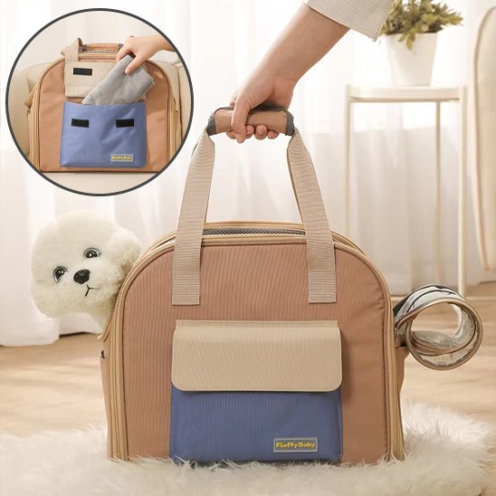 Sac de Transport pour Petit Chien – Multifonction, Léger et Respirant (< 4 kg) - Noble Truffe