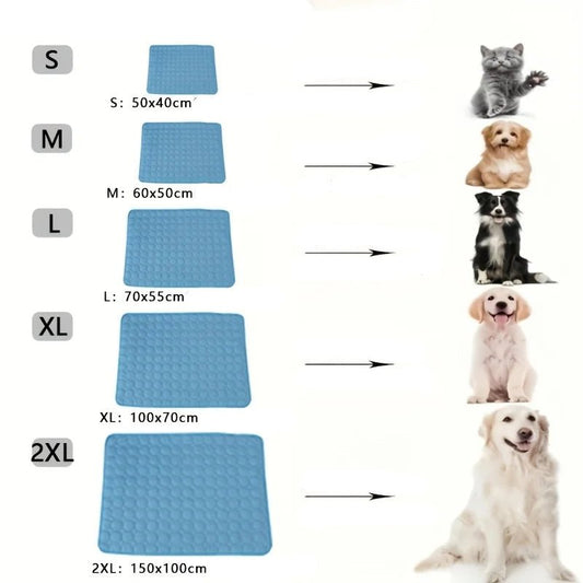Tapis pour Chien Rafraichissant en Été & Lavable | Petits à Grands Chiens - Noble Truffe