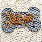 Tapis de léchage grand chien – Silicone en forme d’os anti-stress et occupation