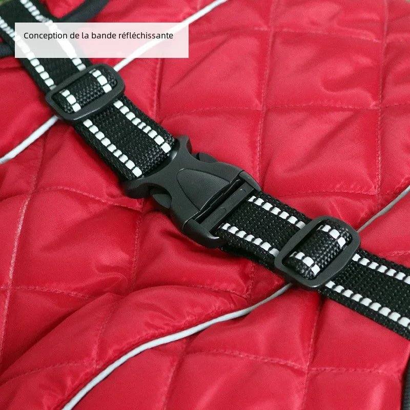Veste d’hiver imperméable et réfléchissante pour chien – Gilet chaud pour moyennes et grandes races | Noble Truffe - Noble Truffe